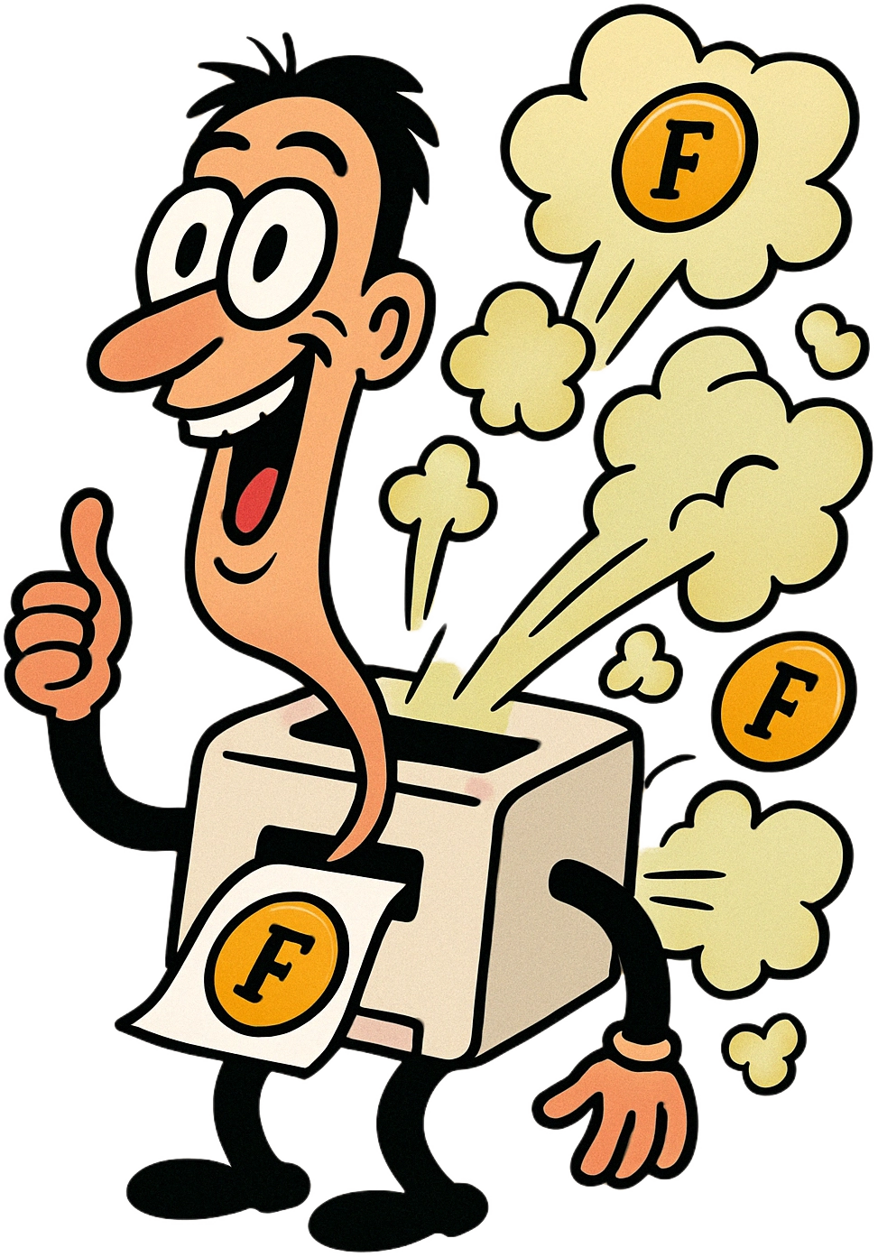 FARTCOIN Printer Logo